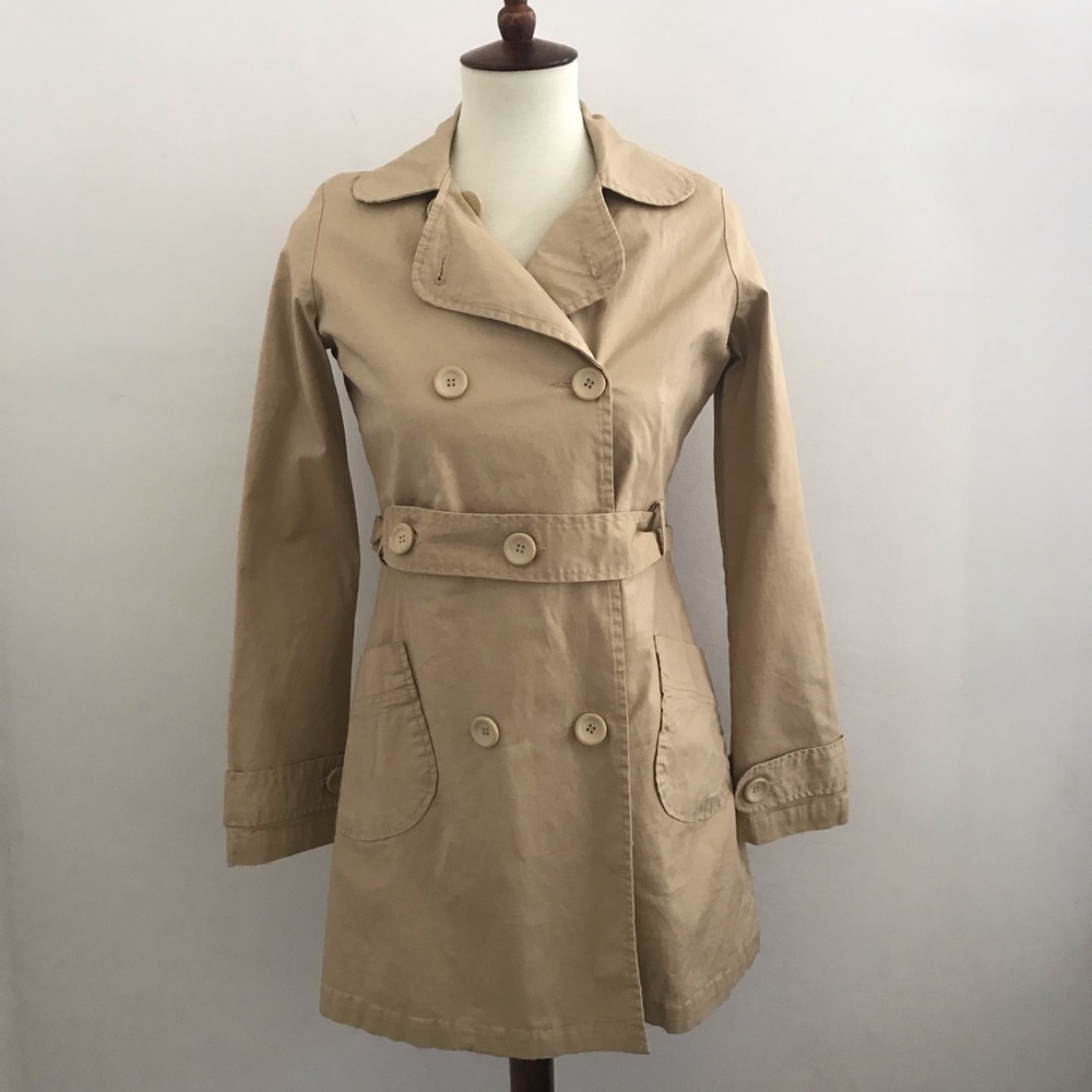 Tulle Trench jacket Size Small